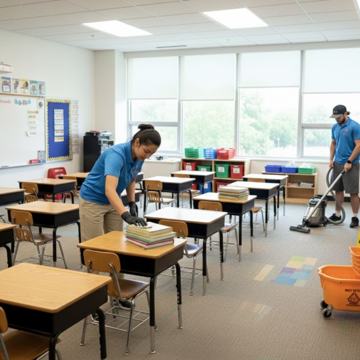Nettoyage des bâtiments scolaires
